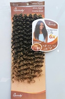 Nouvel arrivage : Tresses synthétiques 6x Beleza bouclées, 30 pouces, boucles profondes, torsades Gogo, cheveux à tresser, 240g, extensions de cheveux, vente en gros