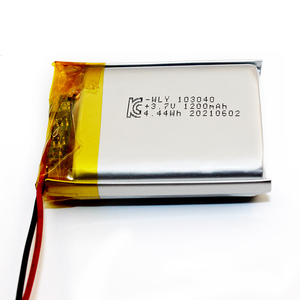Batterie Li-polymère certifiée KC ROHS 1200mAh <span class=keywords><strong>UFX</strong></span> 103040 Batterie lithium-ion polymère - Product Image 3