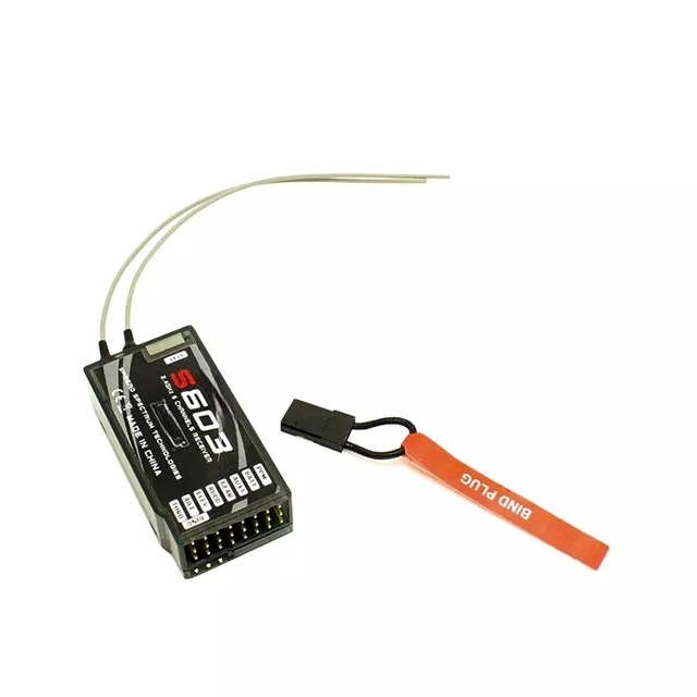 2.4G 6CH S603 Receiver Supported JR Spektrum DSM-X DSM2 Transmitter