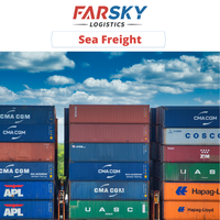 Servicio de Transporte de Carga LCL+Express de Farsky Logistics, Puerta a Puerta, de China a EE. UU./MX/CA/AT, con Seguro por DDP DDU, Económico