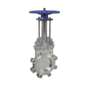 Válvula de cuchilla SONGO DN200 con volante, tipo brida y tipo orejeta, de acero inoxidable SS304 SS316 - Product Image 4
