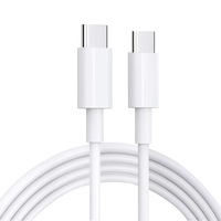 Kabel USB Type-C Pengisian Cepat 3A Putih, Kompatibel PD untuk Ponsel IOS, Laptop, Kamera, USB 3.0/2.0, Tembaga Murni, TPE, Model JY