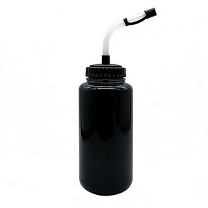 Bouteille d'eau en plastique de qualité alimentaire, type paille, à long bec, grande capacité, pour le sport de hockey sur glace - Product Image 1