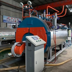 Chaudière à vapeur au gaz et au mazout Zhongfei WNS avec une efficacité de combustion élevée et un minimum de perte de chaleur pendant le fonctionnement - Product Image 6