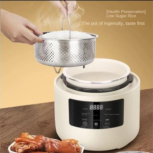 Mini autocuiseur 3 tasses non cuit 2L Portable antiadhésif petit cuiseur à riz de voyage contrôle intelligent préréglé temps plus chaud vapeur - Product Image 6