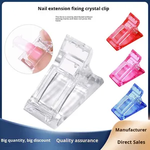 Pince à ongles en plastique pour modelage de gel de cristal, outil de pincement en C, fournitures professionnelles pour nail art - Product Image 4