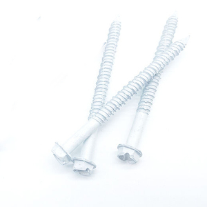 2 1/2 "x 1/4 rãnh vít tap Tự Khai thác tapcon phong cách phẳng Hex đầu trắng tapcon bê tông vít - Product Image 2