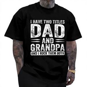 T-shirt unisexe amusant à motif vintage 300 g/m² – Essentiels basiques – Cadeau pour père – Fabriqué pour le modèle MBT-1470240412A03 - Product Image 1