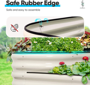 Wholesale Multi Tiered Raised Garden Beds Kit Ground <b>Planter</b> Boxes for Outdoor Gardening Fruit <b>Vegetables</b> Herbs Flowers - Product Image 4