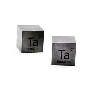 Cubo de tândalo de alta densidade, 10mm, 99.95% min, tungstênio, molíbdeno, zircônio, cromo vanádio, âmbito, titânio, hábico, cubo de tênis