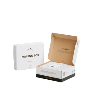 Mailing Box Rectangle Ivory Board Paperboard Liner Offset Printing High-End Mailer <b>Boxes</b> <b>Gift</b> Craft Use - Product Image 1