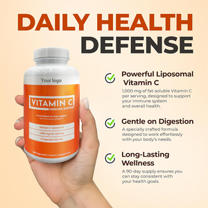 <span class=keywords><strong>C</strong></span>ápsulas de Vitamina <span class=keywords><strong>C</strong></span> Liposomal de Marca Privada con Precio de Descuento OEM Rápido, Fábrica con Certificación GMP ISO HACCP, Brain Vitale, 90 <span class=keywords><strong>C</strong></span>ápsulas para Adultos - Product Image 2