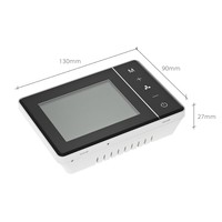 Piezas de HVAC, controlador de temperatura de bobina de ventilador de hotel, termostato dividido FCU, habitación digital con termostato de CA wifi