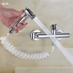 Pared portátil montado <span class=keywords><strong>WC</strong></span> de alta presión boquilla bidé <span class=keywords><strong>grifo</strong></span> mezclador pistola <span class=keywords><strong>grifo</strong></span> - Product Image 1