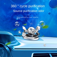 Diffuseur d'air de voiture à rotation automatique, design de machine solaire directe d'usine, parfum d'air de voiture