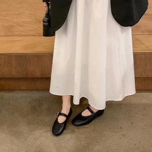 Collezione Classica: Scarpe Mary Jane da Donna in Pelle di Pecora con Cinturino a Fibbia, Stile Nonna - Product Image 4