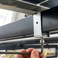 UISOLAR - Support de montage de panneaux solaires en gros, accessoires de fixation PV, pince en U de 30 mm de longueur pour système de montage solaire