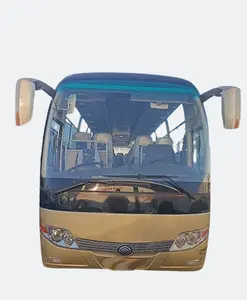 Used coaches bus ZK6107 45 seats LHD RHD luxury bus price rear YC engine 100 km/h 260 hp used Yutong buses for sale in china