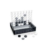 Jeux de société personnalisés amusants pour la famille Connect Four Mini Lucite 4 dans une rangée jeu de connexion 4 en acrylique pour les enfants