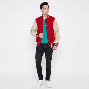 Nouvelle arrivée : Veste varsity légère pour homme, col montant, polyester/coton, respirante, séchage rapide, prix de gros usine - Product Image 1