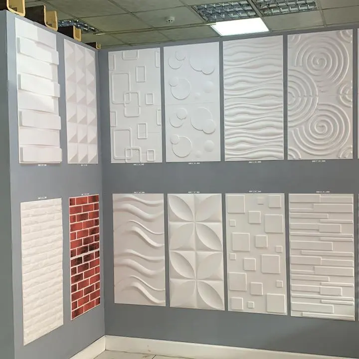 Murah Indoor Bahan PVC Warna Diy Papan Dinding Harga 3d Panel
