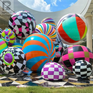 Esfera Inflable de Helio con Diseño Artístico de Graffiti Personalizado, Bola con Patrones Coloridos para Exposiciones de Arte/Centros Comerciales/Eventos de Moda - Product Image 5