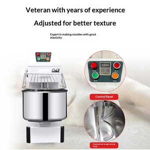 Mélangeur à pâte <span class=keywords><strong>professionnel</strong></span> en acier inoxydable de 180 L, vitesse réglable, idéal pour les boulangeries et les restaurants - Product Image 2
