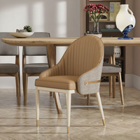 Chaise de salle à manger de style crème la plus vendue avec dossier, tabouret minimaliste pour coiffeuse, chaise de maquillage, chaise de salon