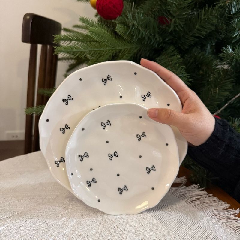 Black Bow Plate Dish