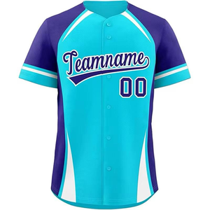Best Selling Wholesale Custom Men Baseball Jerseys Silk <b>Screen</b> Printed Breathable <b>Mesh</b> Quick Dry Softball Wear Team 100% - Product Image 2