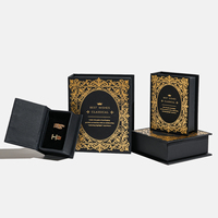 Scatole Regalo Magnetiche a Forma di Libro per Confezioni Regalo, Scatole Ecologiche per Gioielli
