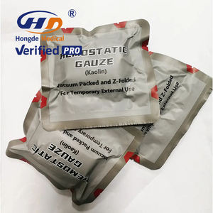 KLG-8 HD kualitas tinggi Ce <span class=keywords><strong>Pad</strong></span> grosir tidak steril Kaolin hemostatik kasa - Product Image 1