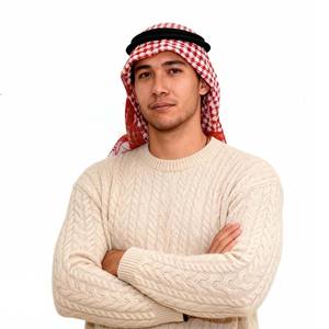 Keffiyeh Saudí Palestino para Adultos, Shemagh Rojo Árabe, Poliéster Premium, Duradero, Pañuelo Largo para la Cabeza, Pañuelo Musulmán para Hombre, para Todas las Temporadas - Product Image 2