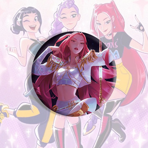 Broche de Metal con Diseño de Anime de Chicas Cazadoras de Demonios, Estilo Coreano, Lindos Botones, Regalos de Cumpleaños, Accesorios para Ropa - Product Image 4