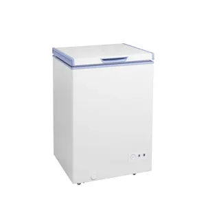 100L A + 商用便携式顶部开放式单门冰淇淋冰箱冷食箱迷你深冰柜商用冰箱