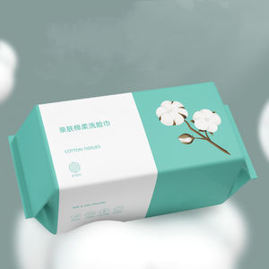 無料サンプルフェイシャルワイプ化粧品特殊メイククリーンフェイス使い捨てコットンタオルティッシュ - Product Image 3