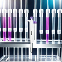 AMT-YA MicroPette Plus Pipette mécanique entièrement autoclavable avec volume réglable Fournitures de laboratoire