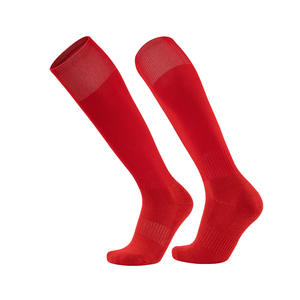 Meias de futebol de cor sólida, meias masculinas e femininas, comprimento do joelho adulto, fundo de toalha engrossado, tubo alto, antiderrapante estudantil - Product Image 2