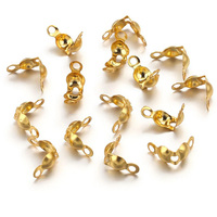 Embout de chaîne à billes en acier inoxydable, capuchon de nœud en forme de coquille, fermoir de fermeture pour la fabrication de bijoux, boucle de fermeture, accessoire de bijouterie