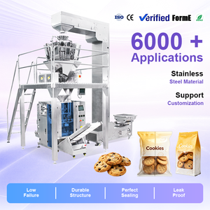 Automatic Vertical Form Fill Seal <b>Sachet</b> Biscuit <b>Sugar</b> Nut Snacks Packing Machine - Product Image 1