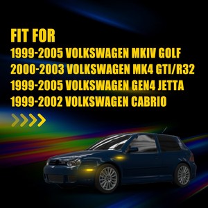 Auxito VW MK4 Golf GTI R32 Jetta Amber LED กันชนหน้าโคมไฟด้านข้าง - Product Image 2