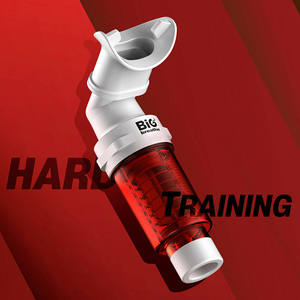 เครื่องฝึกหายใจ Big Breathe IMT High Lung Exercise Breathe Device สีแดง ได้รับการรับรองมาตรฐาน ISO/CE ผลิตในเกาหลี สำหรับฝึกกล้ามเนื้อ ว่ายน้ำ ดำน้ำ และผู้มีอาการกลืนลำบาก - Product Image 6