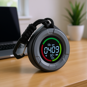 Moniteur de qualité de l'air CO2, capteur NDIR, affichage OLED, température, humidité, utilisation à domicile ou au bureau - Product Image 2