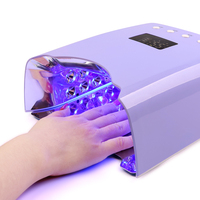Lampe UV LED sans fil YaQin 78W haute puissance, couleur violette, pour séchage de gel, lampe de manucure pour salon