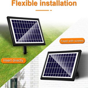 24FT Solar <strong>String</strong> Lights, LED Solar Cafe Patio Lights, Porch Market Light Waterproof &amp; Shatterproof with Vintage Plastic Bulbs - Product Image 5