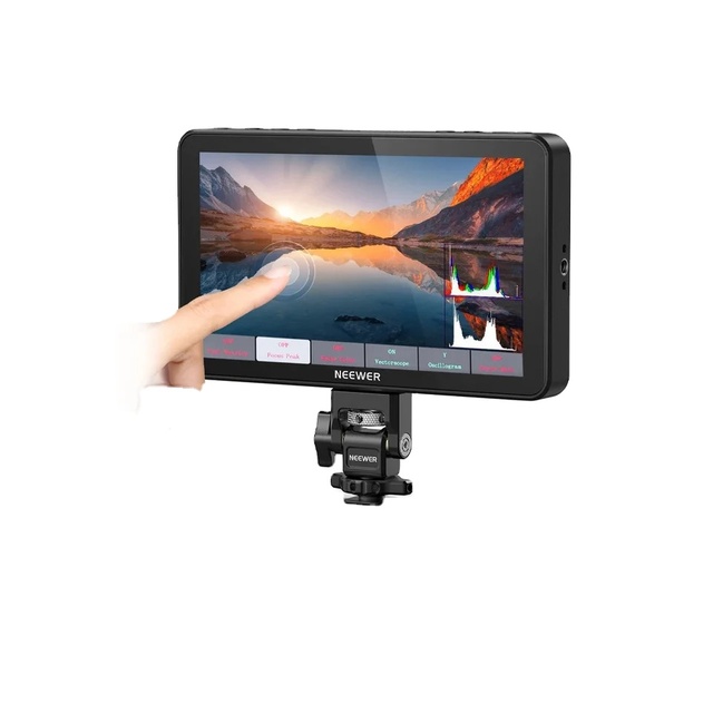 NEEWER F700 7" 4K Camera Field Monitor 2000nit 1920x1080 IPS Touch 3D LUT HDMI Loop HDR Waveform Peak Focus NP-F Cold Shoe
