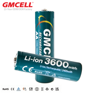 Batería Recargable AA GMCELL de 1.5V y 3000mAh, Batería de Litio de 3600mAh para Electrónica de Consumo - Product Image 1