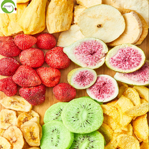 Venta Caliente de Fruta Mixta Liofilizada Dulce: Plátano, <span class=keywords><strong>Kiwi</strong></span>, Higo, Fresa, en Paquete a Granel de 1.5 kg - Product Image 1
