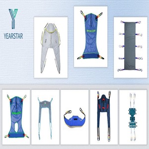 Harnais réutilisable d'hoyer de levage de patient de dispositif médical lit à chaise élingue mobile de <span class=keywords><strong>hamac</strong></span> rembourré en maille usine OEM - Product Image 4
