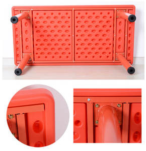 Moetry plastique coloré table et chaise ensembles de meubles pour enfants maternelle école maternelle classe Mesas Sillas Plastico - Product Image 5